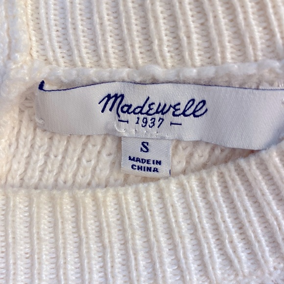 Madewell off-white sweater size S - Picture 4 of 5